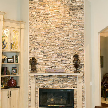 Traditional Living Room and Fireplace Remodel