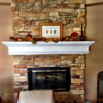 Traditional Style Fireplace Mantel