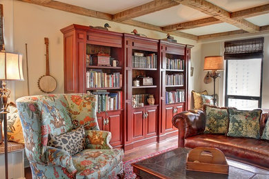 Inspiration for a timeless family room remodel in Cleveland