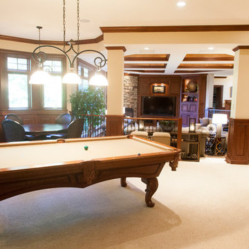 Transitional Family Game Room