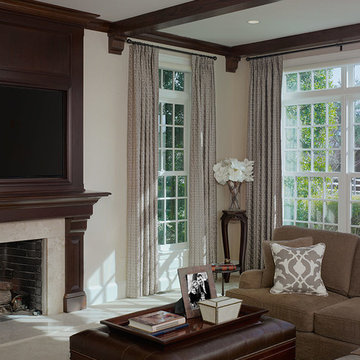 Transitional Family Room in Saint Davids