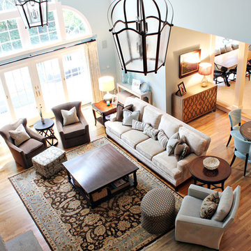 Transitional Family Room