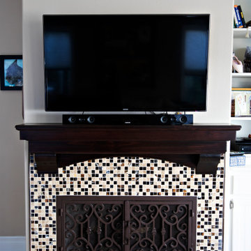 Transitional Fireplace Update
