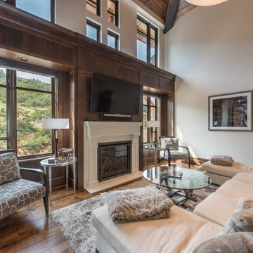Transitional Mountain Penthouse - Living Room