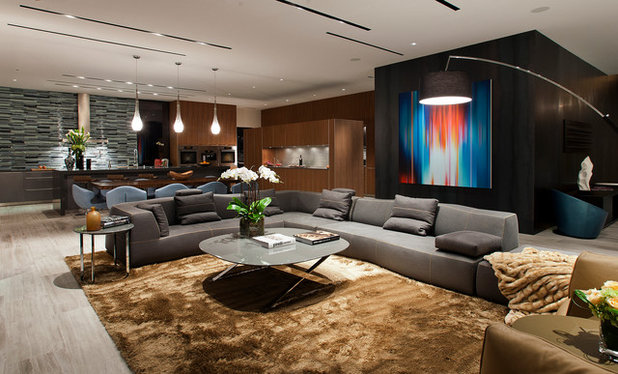 Contemporary Living Room by Assemblage Studio