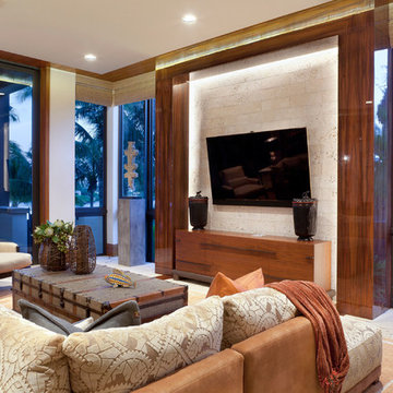 Tropical Family Room