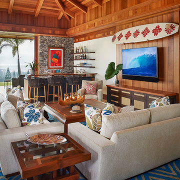 Tropical Family Room