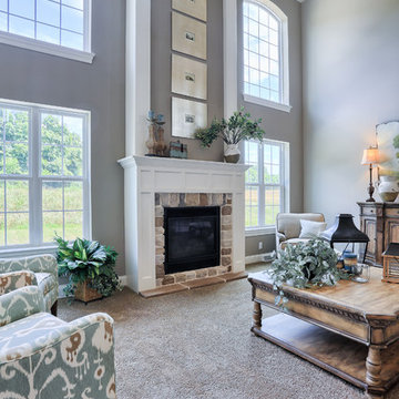 Two-Story Fireplace