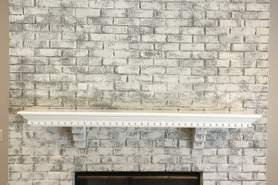Two -Toned Fireplace