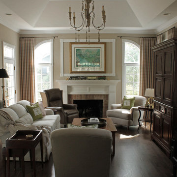 Understated but Comfortable Family Room