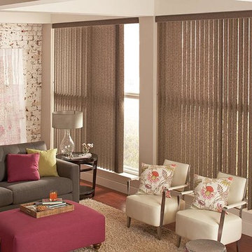 VERTICAL BLINDS - Patterned vertical blinds by Lafayette Discoveries