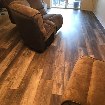 Vinyl Plank - Living Room - Leveling and install