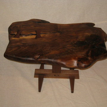 Walnut Side Table w/rosewood inlay