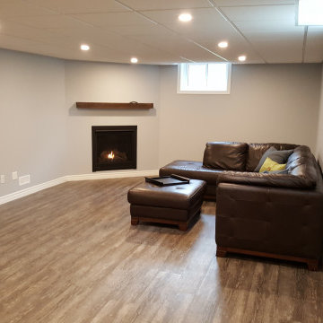 Warm and Cozy Basement