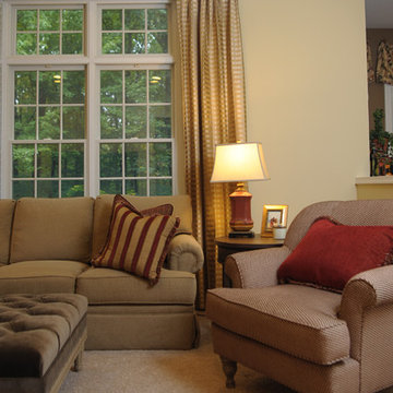 Warm and cozy family room