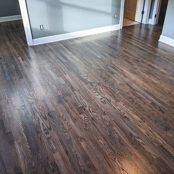Warm Gray Stained #1 Common Red Oak