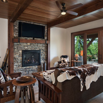 Washington Mountain Retreat, Timber Frame Home - Cle Elem Residence