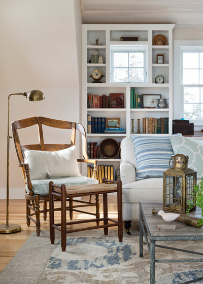 American Traditional Family Room by Kate Jackson Design