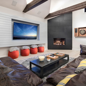 75 Family Room with a Media Wall Ideas You'll Love - May, 2024 | Houzz