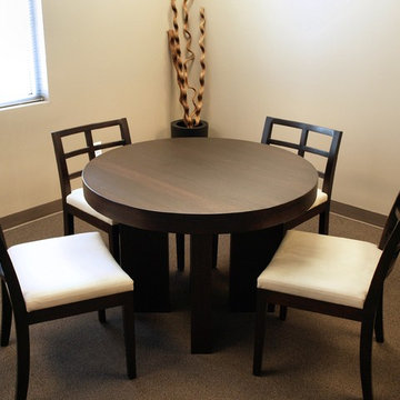 White Oak Tables with Custom Dark Dye by DeVos Custom Woodworking