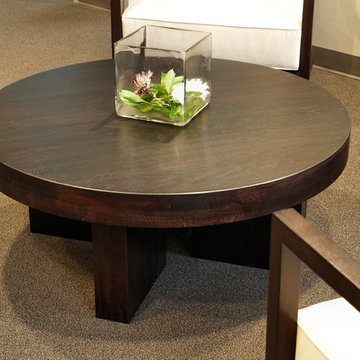 White Oak Tables with Custom Dark Dye by DeVos Custom Woodworking