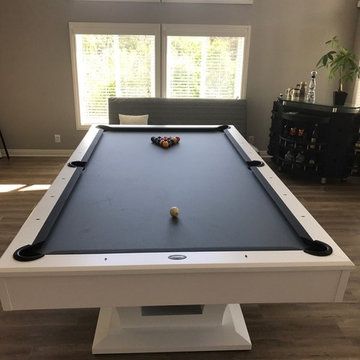 White Olhausen Bellagio Pool Table