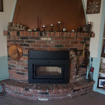 Wood Fireplace Flush Insert - Strongsville