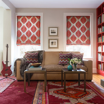 Woodley Park Residence - Red Family Room