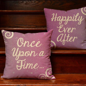 Words and Quote Throw Pillows