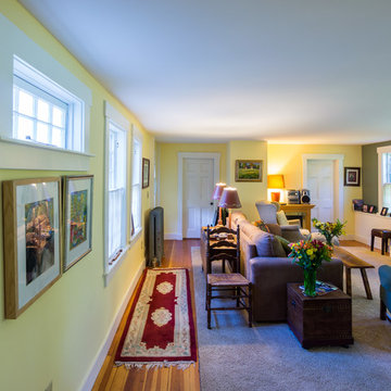 Wrentham 18th Century Colonial Family Room