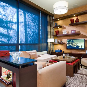 Zen Style Media Room