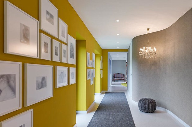 Eclectic Hallway & Landing by Ippolito Fleitz Group – Identity Architects