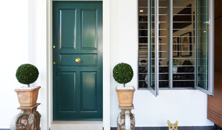 Ideas we Love: 28 Coloured Doors That Make a Warm Welcome
