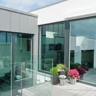 Idee per un patio o portico scandinavo
