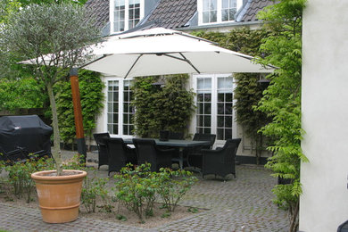 Scandi patio in Copenhagen.
