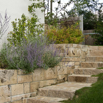 Gartengestaltung mit Stein