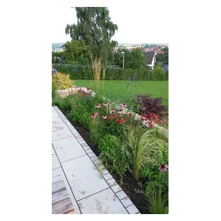 Großzügige Gartenanlage Contemporary Landscape Frankfurt by