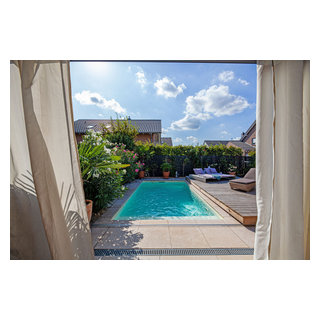Klein, aber OhHo Pools Köln von GIFFEL GMBH GARTEN.POOL Houzz