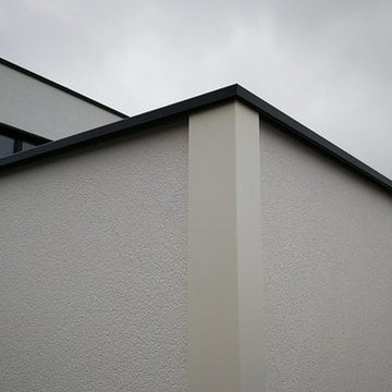 Modulare Wandsysteme - Sichtschutz und Lärmschutz für eine Wärmepumpe