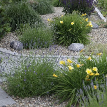 Stein- und Gräsergarten in Berlin Westend