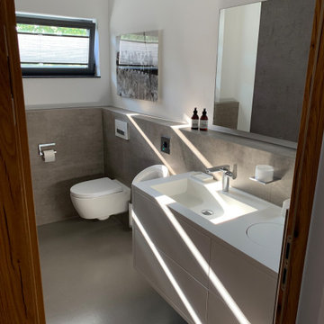 Neugestaltung eines Gäste WC's im Münchner Osten