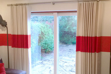 Curtains with deep stripe
