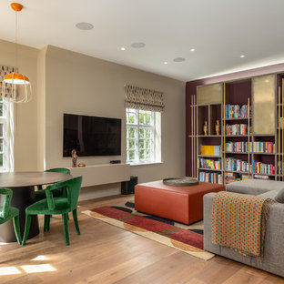 Inspiration for an eclectic games room in London.