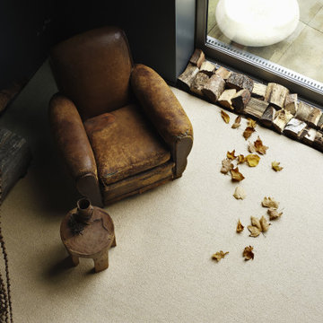 Luxury Wool Carpet In A Reading Corner