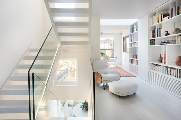 Contemporary Family Room by Bertolini Architects