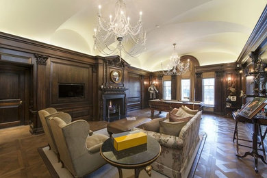 This is an example of a classic games room in London.