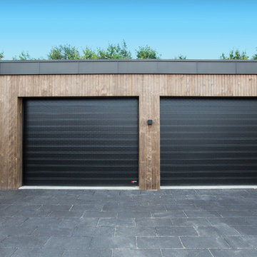 NASSAU Garageport i Model Softline - dobbelt garage