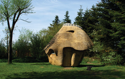 Houzz Дания: Сауна с камышовой крышей