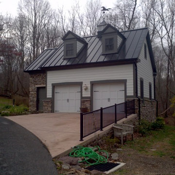 24' x 24' Shenandoah 2-Car Garage with Office Space