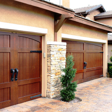 4-Mediterranean style Wood Doors with Iron hardware
